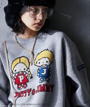 패티앤지미/자카드 니트 풀오버 <빅 사이즈 있음> GEVS.