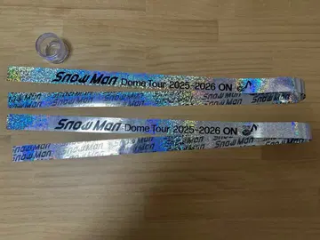 SnowMan ON 긴테 은색 테이프 2개