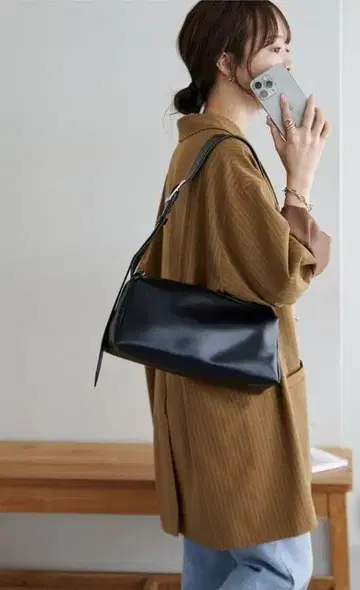 DISCOAT 멀티 웨이 원 핸들 숄더백 블랙