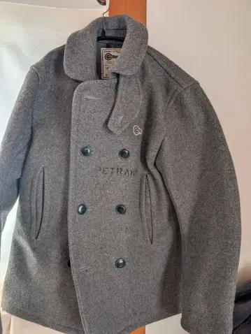 코르빌로 CORBILO 피코트 멜톤 울 일본제 정가 4만엔 M