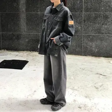 mucent 데님 블랙