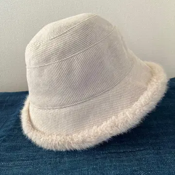 나의 방 코듀로이&퍼 리버서블 베이지 모자 베이지 배송비 포함