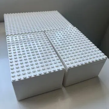 IKEA BYGGLEK/빅레크 레고 박스 뚜껑 포함 3종 세트