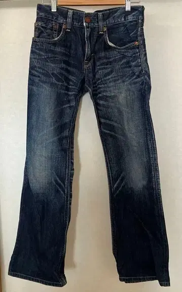 EDWIN 플레어 데님 다크 블루