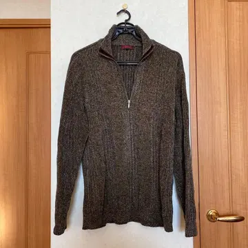 D'URBAN 집업 스웨터 L 브라운 계열