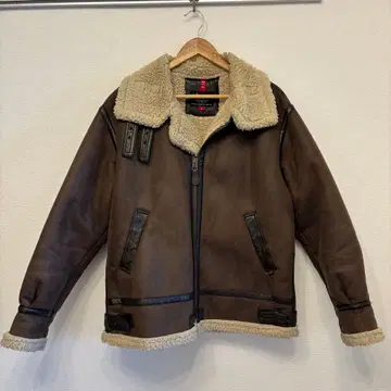 [ 레어 ] ALPHA 브라운 플라이트 보아 자켓