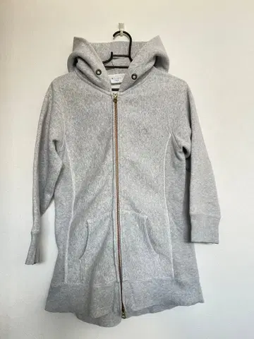 Champion 후드 부착 그레이 후드티 L 사이즈