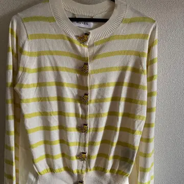 MUVEIL 스트라이프 가디건