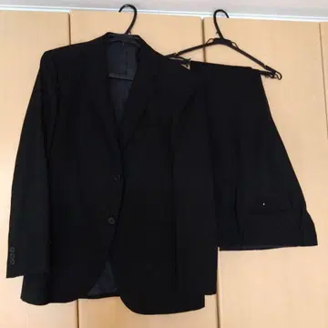 PASHI NERO 비즈니스 정장 블랙 [ 이름 자수 있음 ]