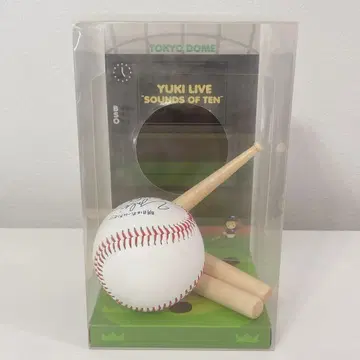 YUKI 10주년 도쿄돔 한정판 사인볼
