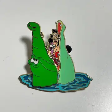 후크 선장 틱톡악어 핀 배지