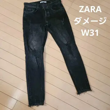 ZARA 데미지 스키니 데님 청바지