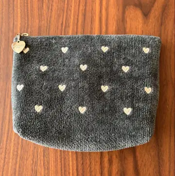 페이러 라브라리 하트 보트형 파우치 M