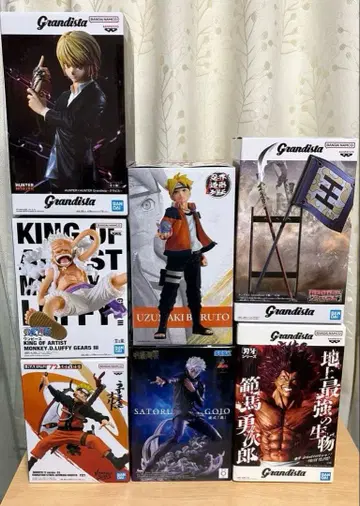 크라피카 루피 한마 유지로 나루토 볼트 고죠 사토루 왕기 피규어