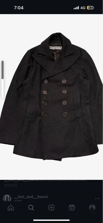 DIRK BIKKEMBERGS 울 코트