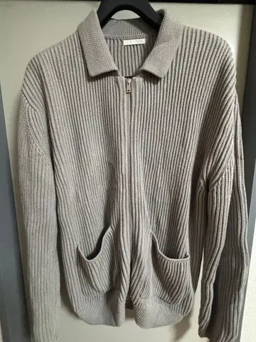 ZARA 자라 펄 니트 지퍼 가디건 XL