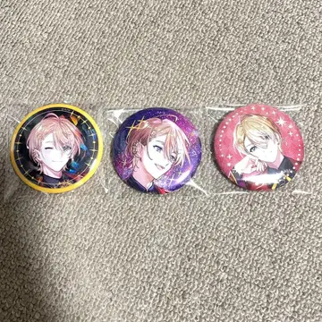 니지산지 IMPACT 태양조 캔뱃지 3종 후라 카나토 세트