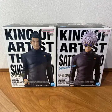 주술회전 킹 오브 아티스트 고죠 사토루 게토 스구루 피규어 2종 세트