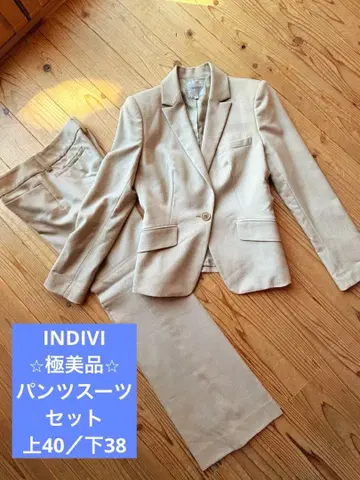 새상품급 INDIVI 수트 자켓(40) 팬츠(38)