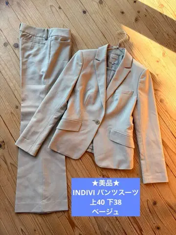 새상품급 INDIVI 수트 자켓(40) 팬츠(38)