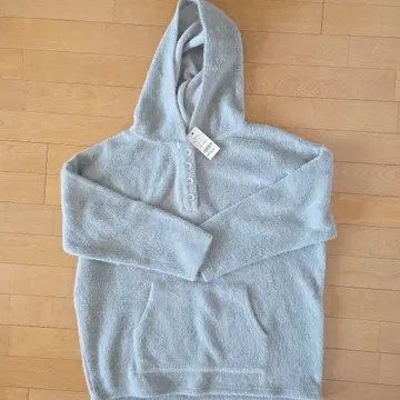 Tatthsea 후드 부착 후드티 라이트 그레이