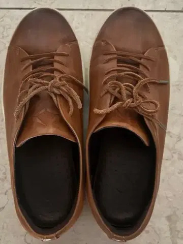 ECCO 브라운 레이스업 슈즈 43 (EU) 일본 사이즈 27-27.5