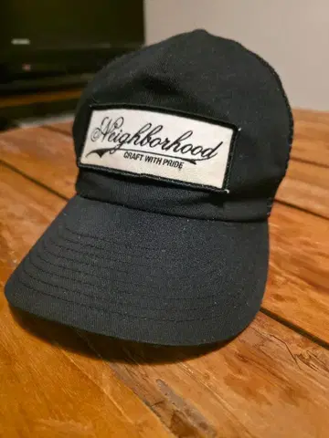 NEIGHBORHOOD 네이버후드 모자 캡 블랙 중고품 얼룩 있음