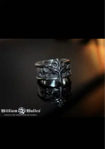 4.4만 윌리엄 월레스 블랙 프레임 크로스 반지