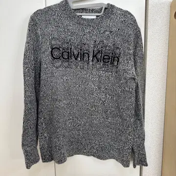 캘빈 클라인 그레이 니트 스웨터 S 사이즈