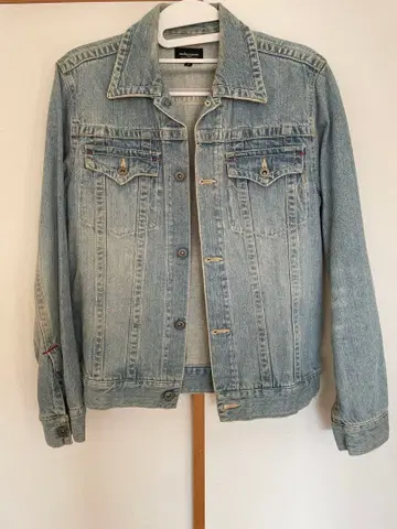 옅은 데님 블루 데님 자켓