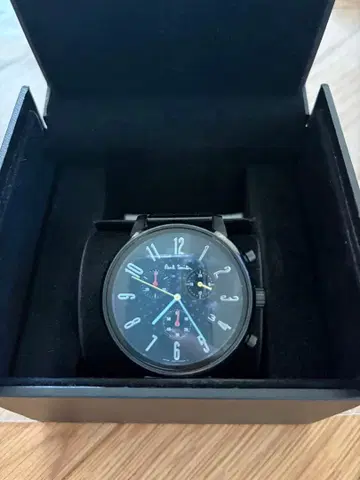 폴 스미스 블랙 다이얼 시계 여분 코마 없음