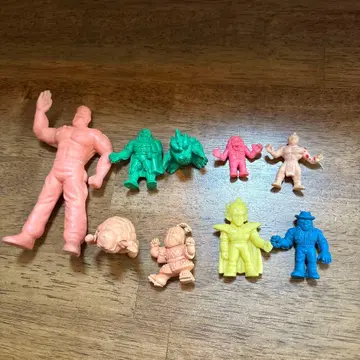 액션 피규어 세트 근육맨 지우개 8개입