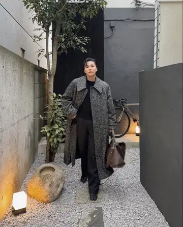 헤링본 오버코트