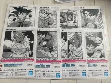 제일복권 드래곤볼 40주년 클리어 파일 8종 세트