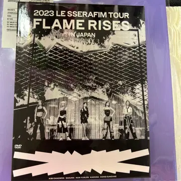 르세라핌 플레임 라이즈 인 재팬 DVD