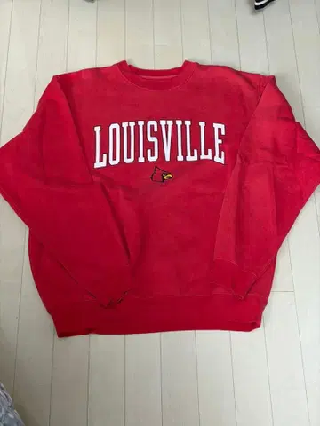 LOUISVILLE 로고 레드 트레이닝복