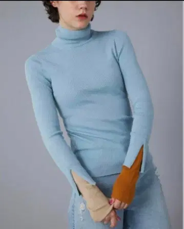 Herin.CYE 해린 도트 사이 double cuf ftos 립 니트