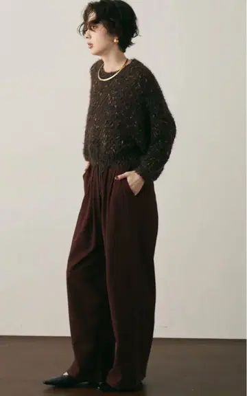 Trish 컬러 네프 루즈 니트