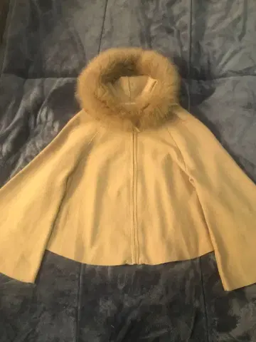 질스튜어트 후드 퍼 니트 후드티 니트 브라운 귀여운 프리