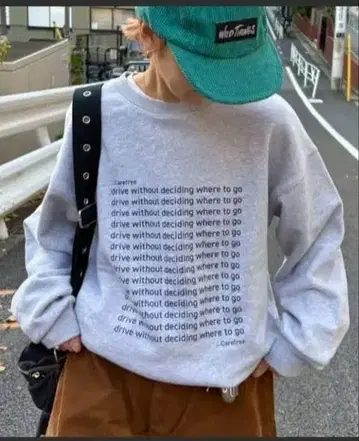 차오패닉 티피 그레이 L 사이즈 맨투맨