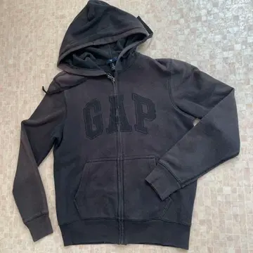 GAP 블랙 집업 후드티