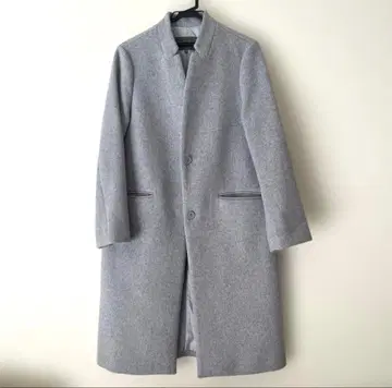 유나이티드 애로우즈 노카라 롱 코트 새상품급 그레이 새상품급