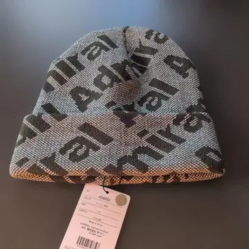 Admiral 로고 니트 모자 그레이 프리 사이즈