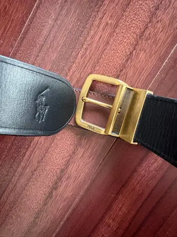 Polo 가죽 리버서블 벨트 블랙/브라운