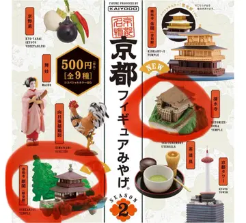 교토 피규어 기념품 시즌 2 카이요도 긴카쿠지 청수사 가챠가챠