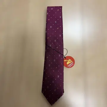 포켓몬 넥타이 적자색 피카츄 택 포함 새상품
