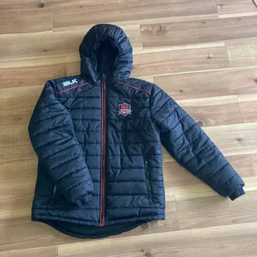 혼다 히트 BLK 후드 부착 다운 자켓 블랙