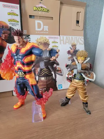 나의 히어로 아카데미아 호크스 엔데버 피규어 세트 제일복권