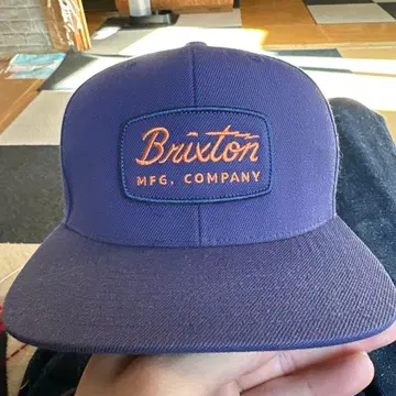 Brixton 네이비 스냅백 캡