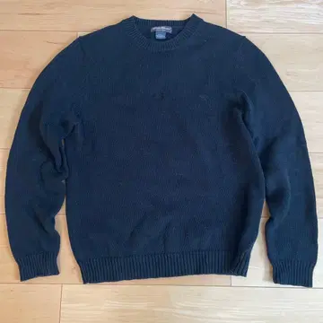 Eddie Bauer 블랙 크루넥 스웨터